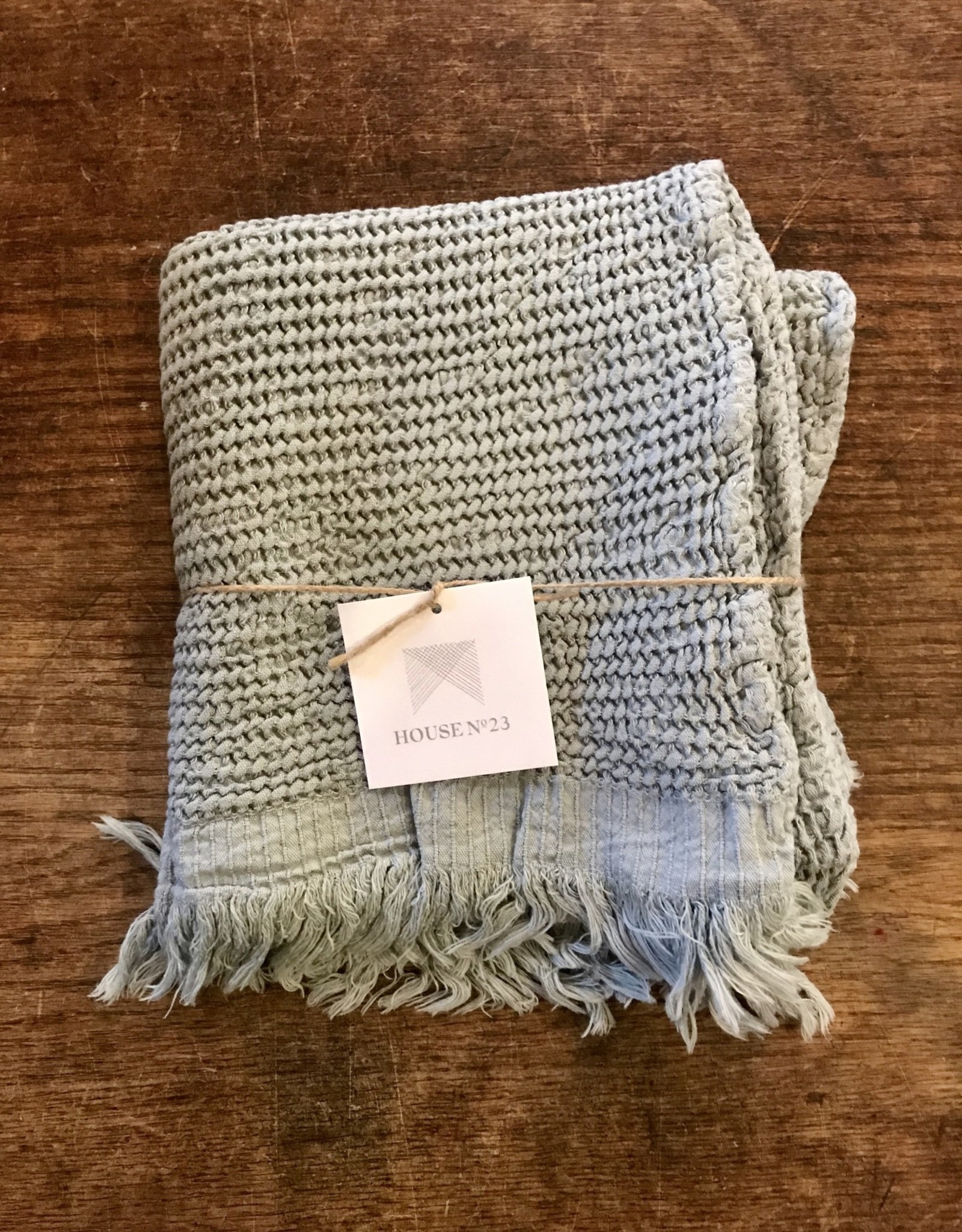 Ella Waffle Hand Towel, Sage