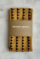 The Rise and Fall Sawtooth Towel - Ochre