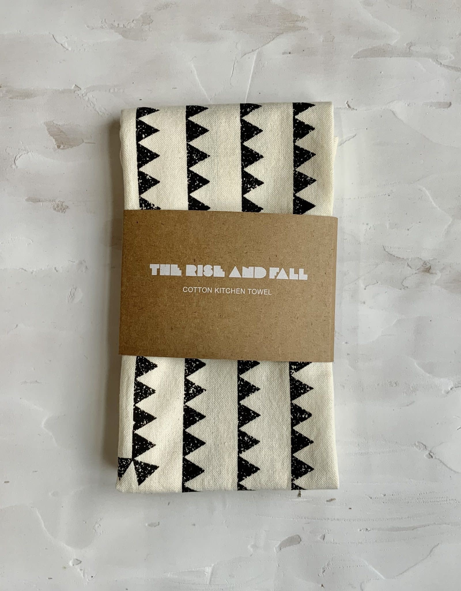 The Rise and Fall Sawtooth Towel - Natural