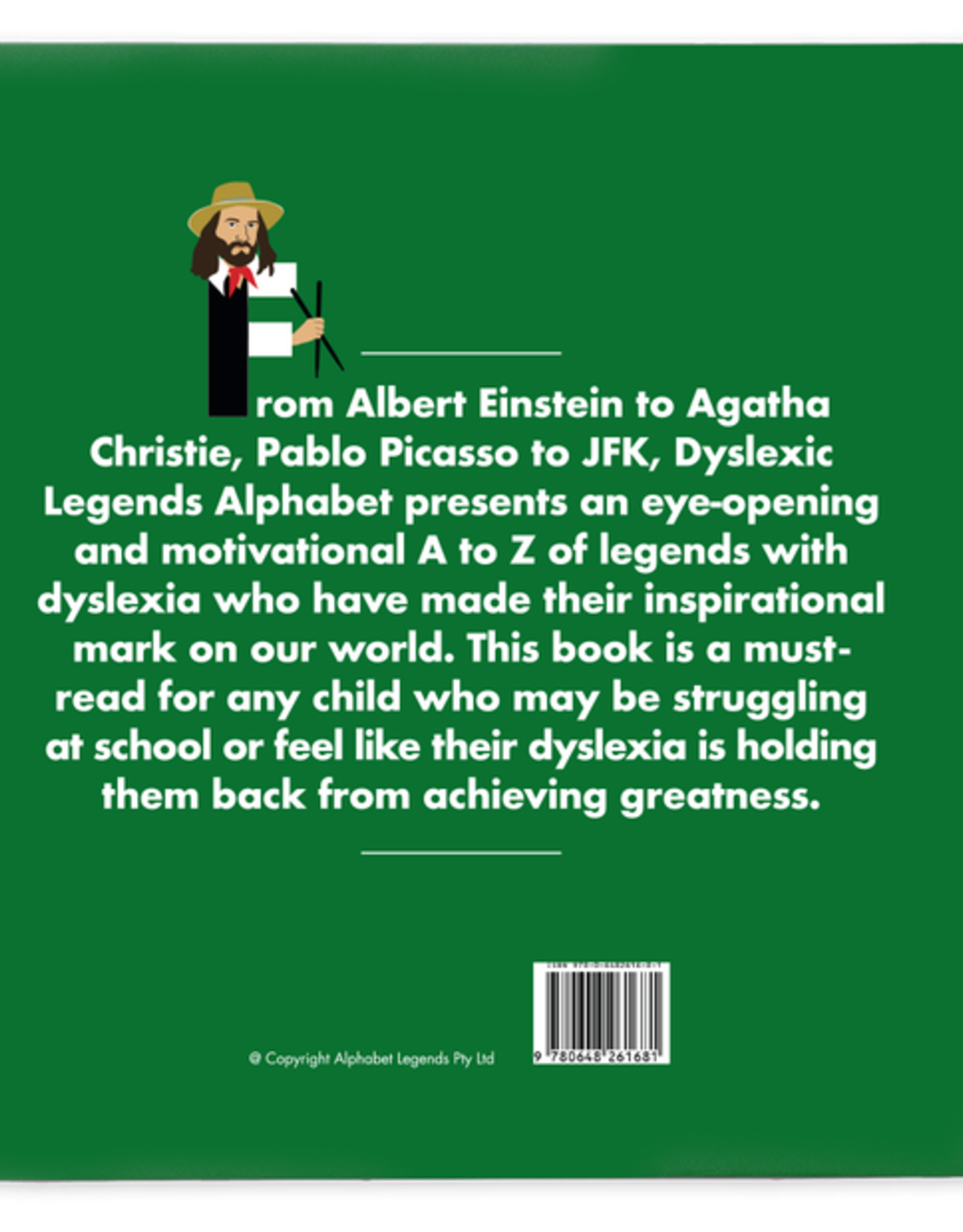 Alphabet Legends Dyslexic Legends Alphabet Book