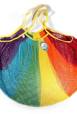 Le Filet Filt Filt Cotton Shopper, Large, Rainbow