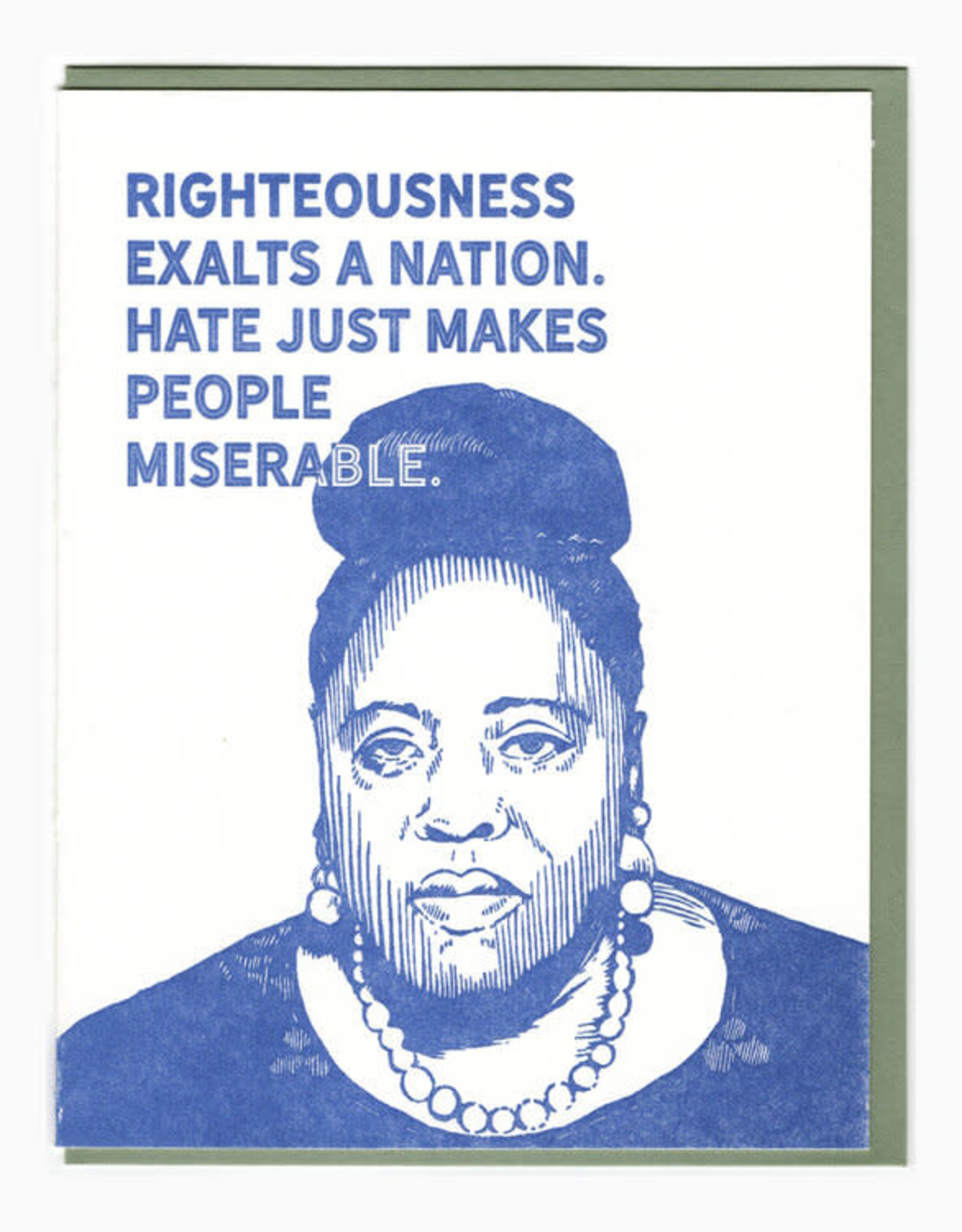 Blackbird Letterpress Fannie Lou Hamer Card