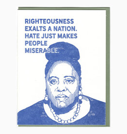 Blackbird Letterpress Fannie Lou Hamer Card