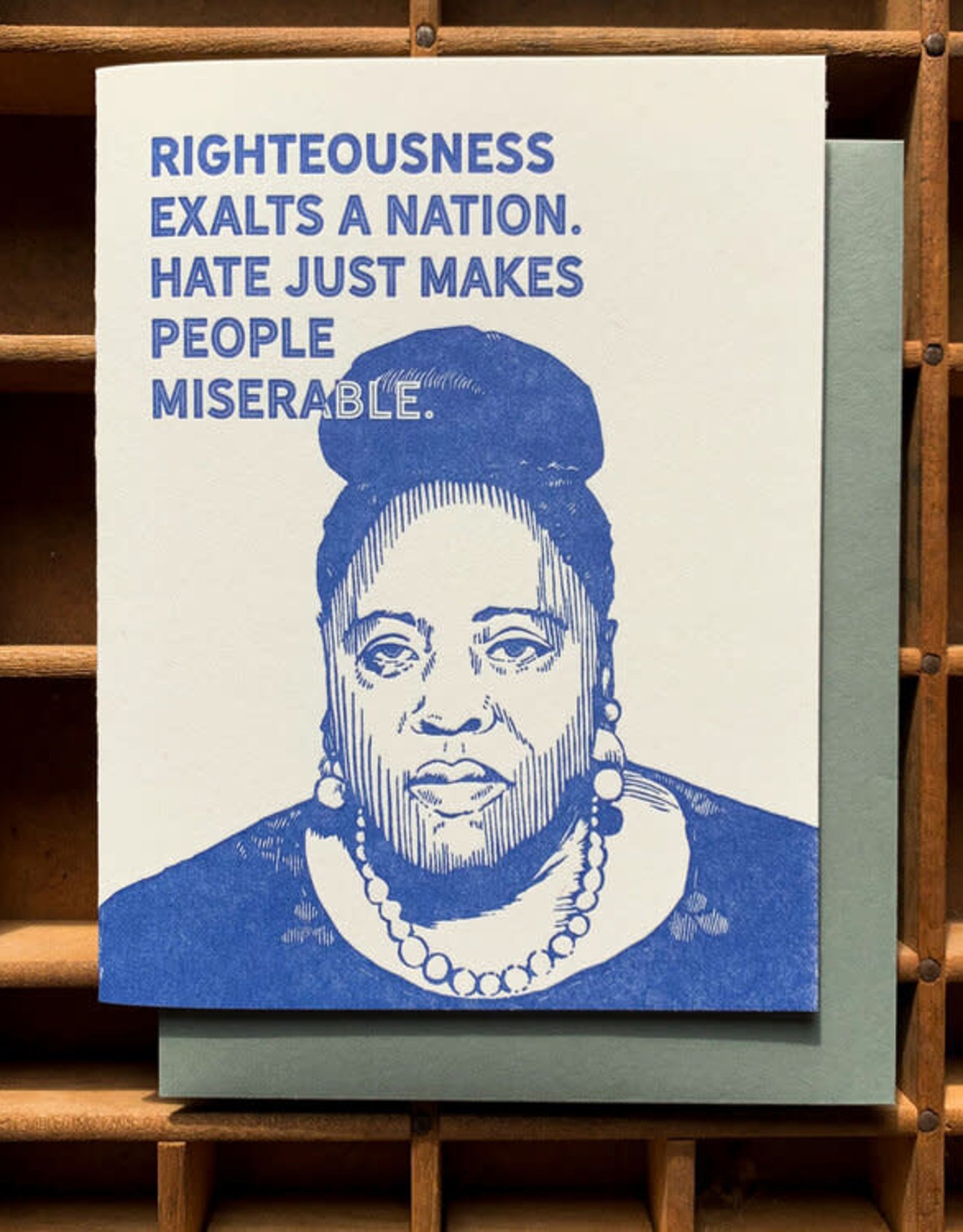 Blackbird Letterpress Fannie Lou Hamer Card