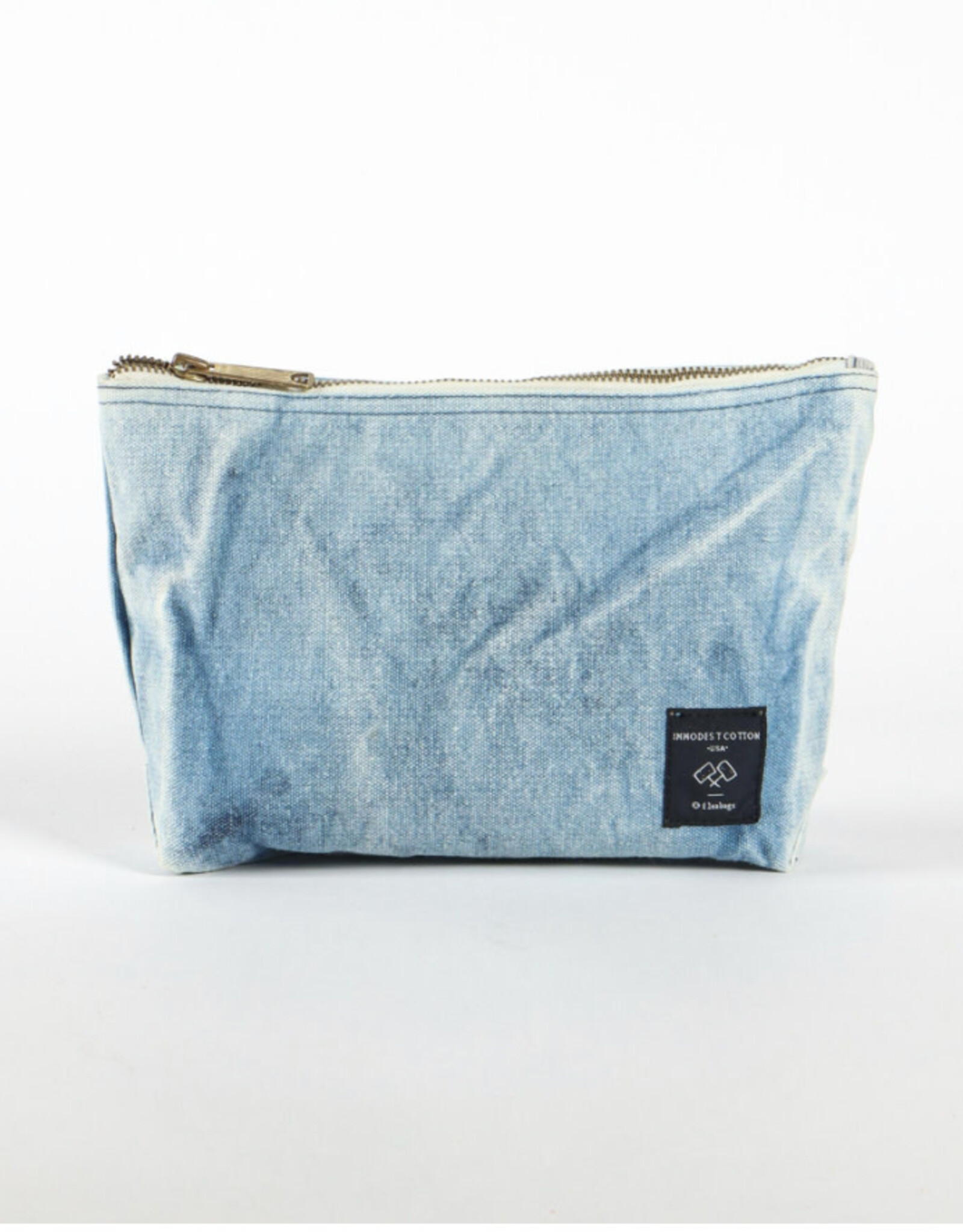 Immodest Cotton Sardine Pouch, Acid Wash