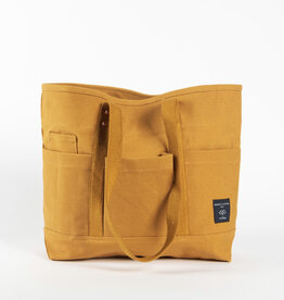 Immodest Cotton Construction Tote, Mustard Seed