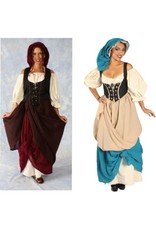 Alexanders Costumes Renaissance Skirt And Hat, Multi, Osfa