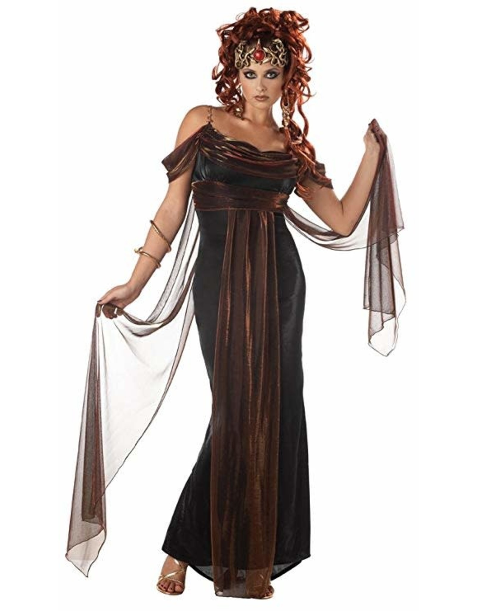 California Costume Collections Medusa The Mythical Siren, Red/Green, Osfm - One Size Fits Most