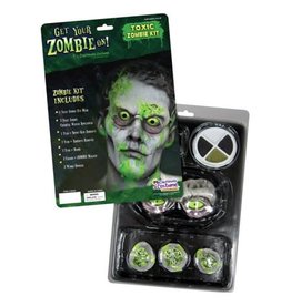 California Costume Collections Zombie Makeup Kit, Multi, 60550