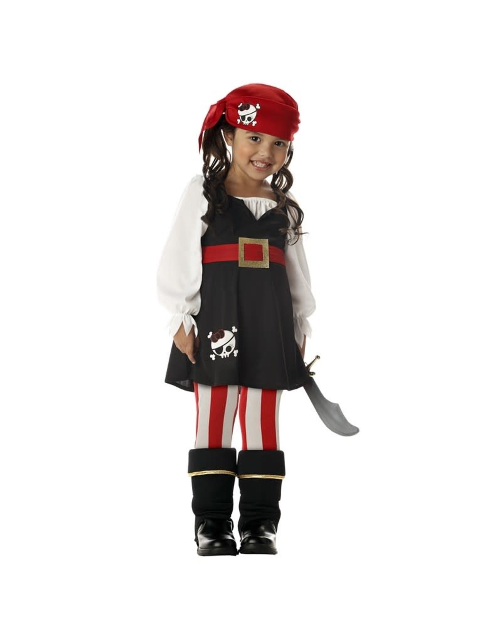 California Costume Collections Precious Little Pirate, Blk, 2-4T