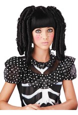 California Costume Collections Baby Doll Curls, Black, Children