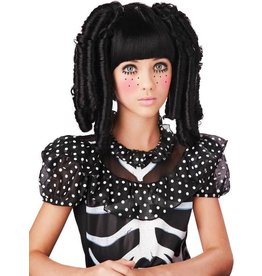 California Costume Collections Baby Doll Curls, Black, Children