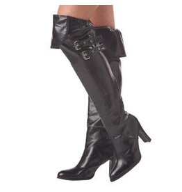 California Costume Collections Deluxe Boot Covers, Black, 60360