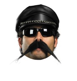Disguise Inc Biker Mustache, Black, Adult