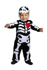 Disguise Inc Xo Skeleton, Black, 12-18 Months (Toddler)