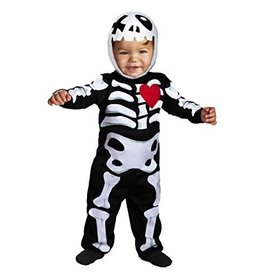 Disguise Inc Xo Skeleton, Black, 12-18 Months (Toddler)