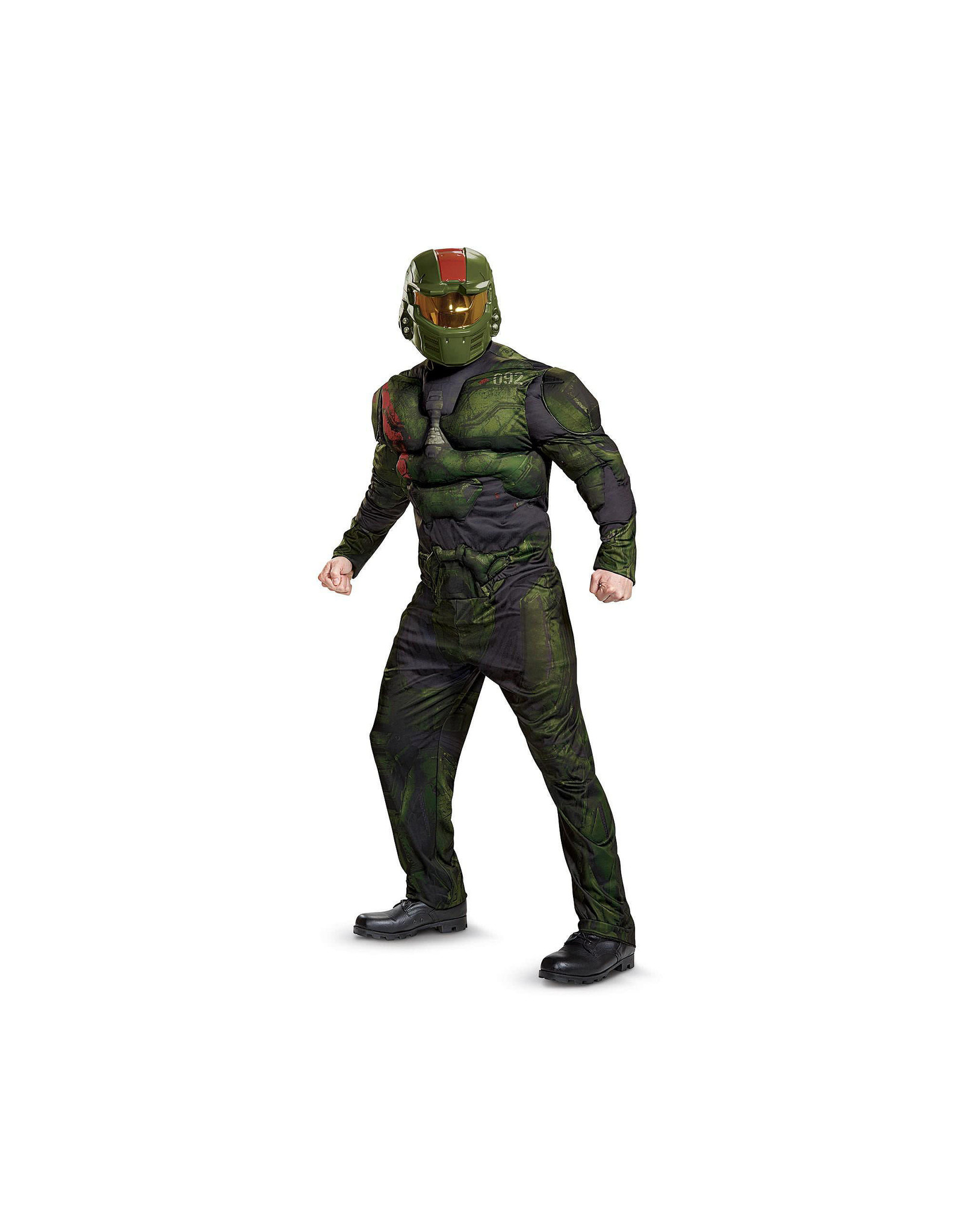 Disguise Inc Halo Spartan Jerome, GREEN, MEDIUM