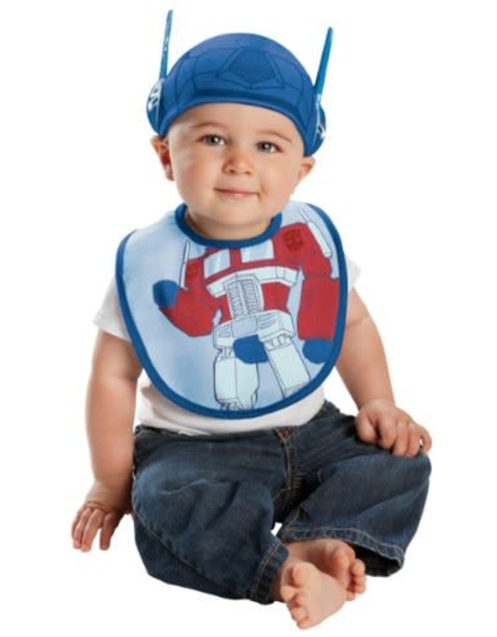 Disguise Inc Bib & Hat Optimus Prime, Multi, 0-12 Months (Infant)