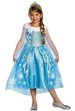 Disguise Inc GIRL'S FROZEN ELSA DLX 10-12