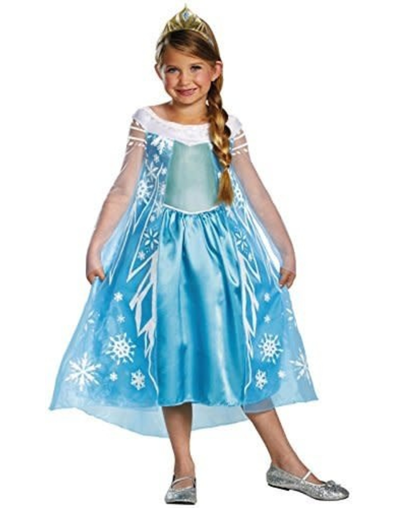 Disguise Inc GIRL'S FROZEN ELSA DLX 10-12