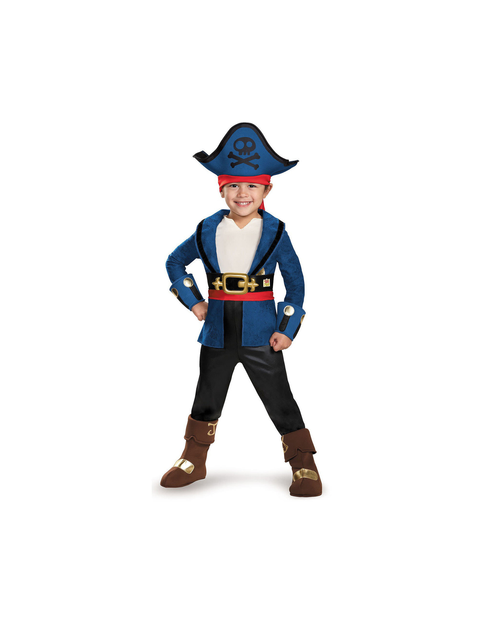 Disguise Inc Captain Jake, Black Blue, 2T