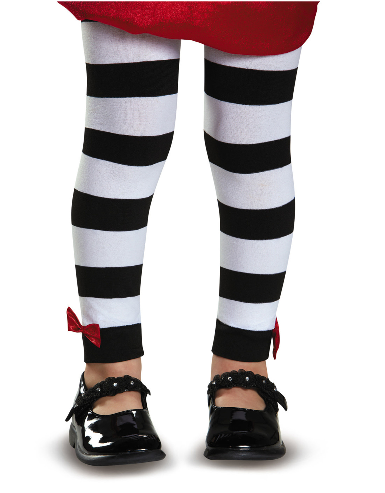 Disguise Inc Olivia Tights White And Black, White Black, M - Medium