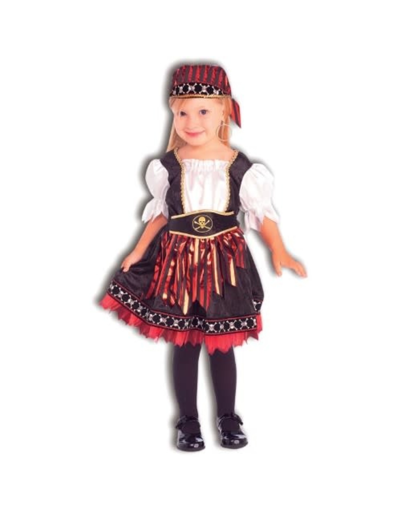 Forum Novelties Inc Lil Pirate Cutie, Blk/Rust, 4-6T