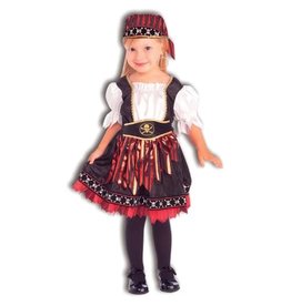 Forum Novelties Inc Lil Pirate Cutie, Blk/Rust, 4-6T
