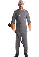 Forum Novelties Inc Confederate Officer, Gray, Osfm - One Size Fits Most