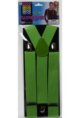 Forum Novelties Inc Suspenders Bretellers Hot Lime Green, Green, Adult