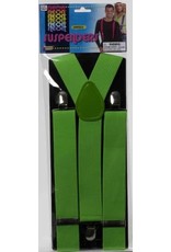Forum Novelties Inc Suspenders Bretellers Hot Lime Green, Green, Adult