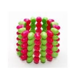 Forum Novelties Inc Spink Bracelets, Pin/Green