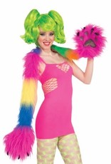 Forum Novelties Inc Rainbow Monster Mits, Multi