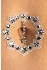 Rubie's Costumes Belly Jewels, Silver, 6556
