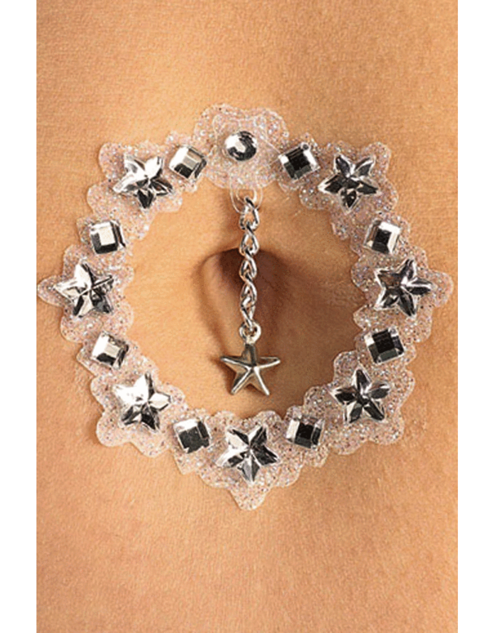 Rubie's Costumes Belly Jewels, Silver, 6556