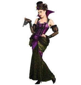 Fun World Vampire's Costume - Small, Mystic Green/Mystic Purple
