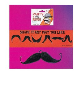 Rubie's Costumes 6-Way Moustache Adult Halloween Costume Accessory