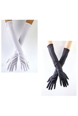 Fun World 20.5" Opera Gloves - BLACK