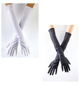 Fun World 20.5" Opera Gloves - BLACK