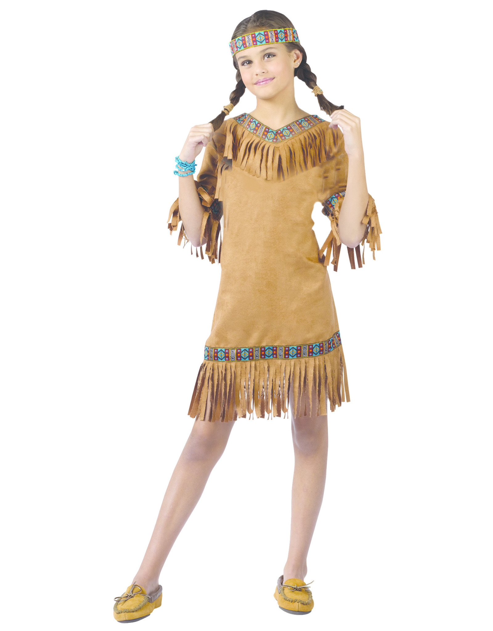 Fun World Native American, Tan, S - Small , 11022