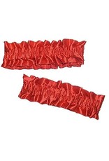 Rubie's Costumes Roaring 20's - Wild West - Victorian Garters Armbands - Red Satin