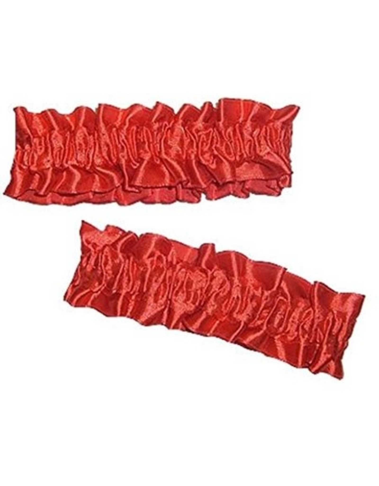Rubie's Costumes Roaring 20's - Wild West - Victorian Garters Armbands - Red Satin