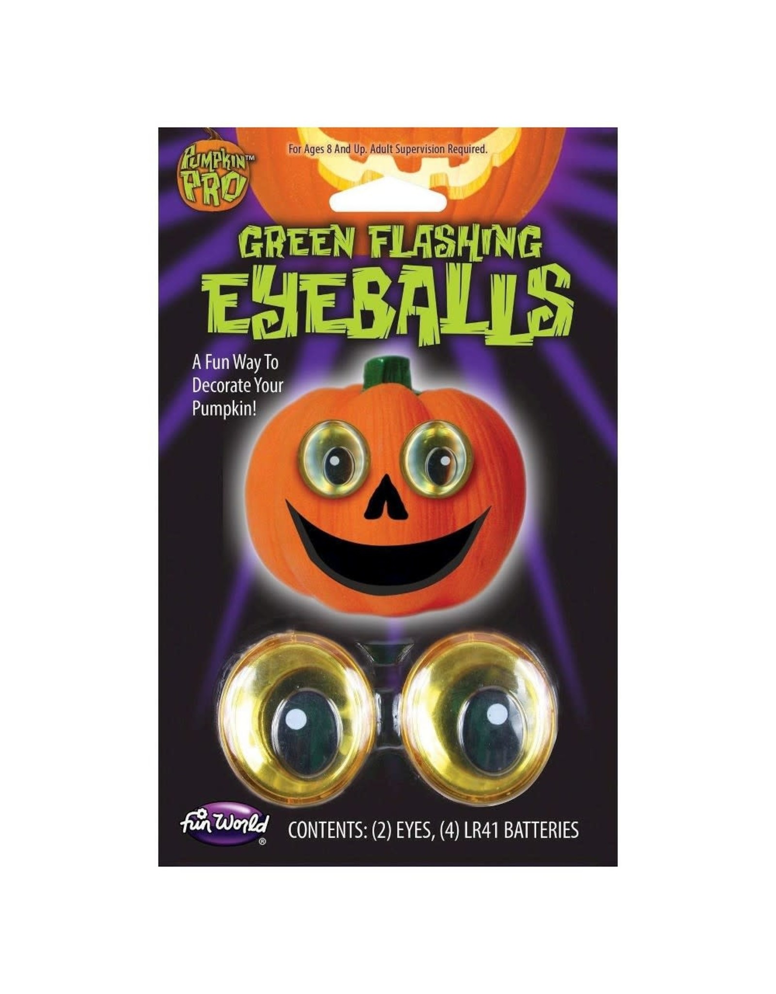 Fun World Green Flashing Eyeballs