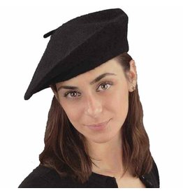 Jacobson Hat Co. Beatnik Scene Beret, Black