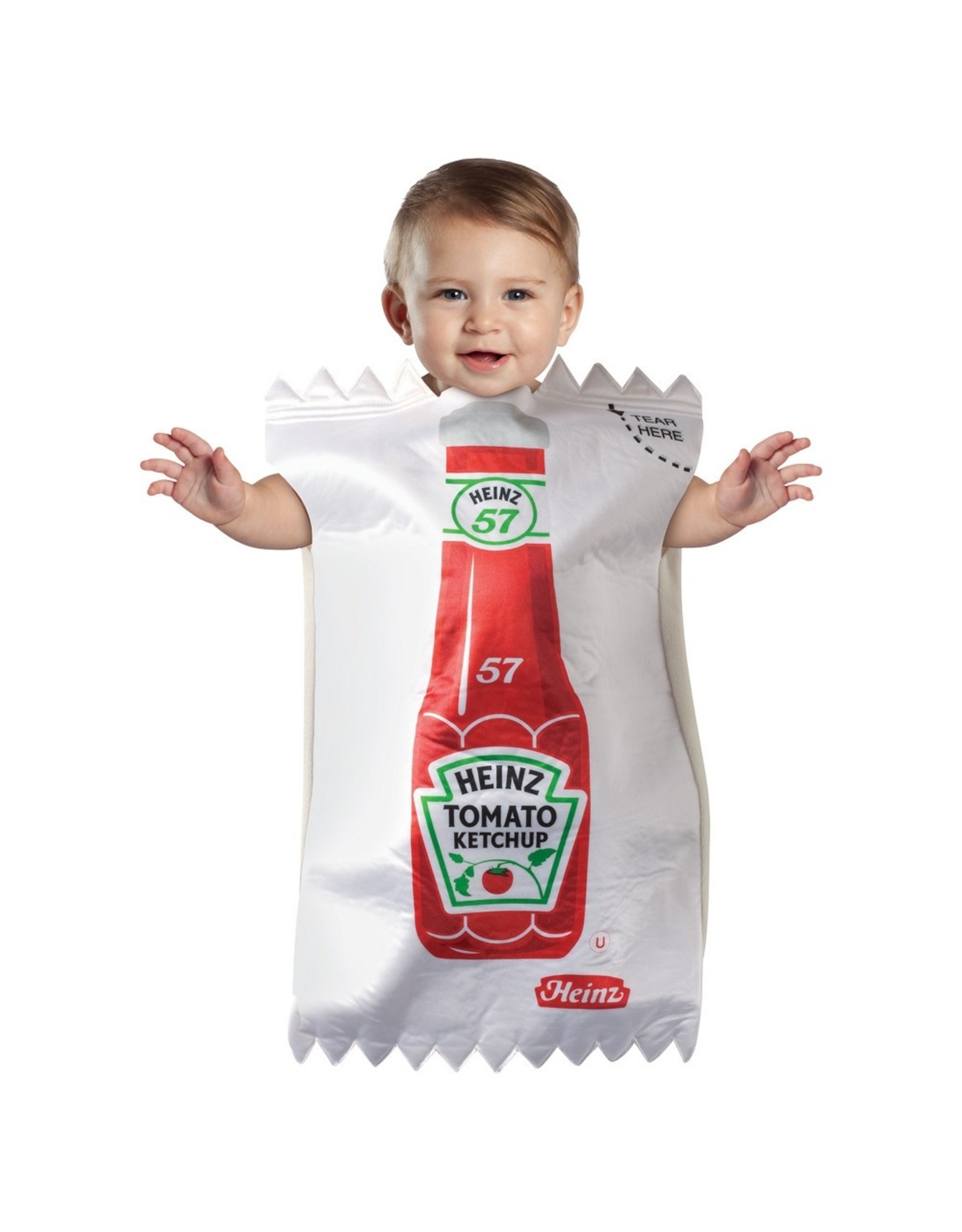 Rasta Imposta Heinz Ketchup Packet Baby, 0-9 Months (Infant)