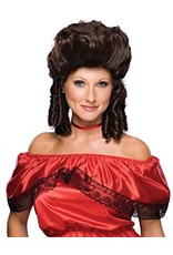 Rubie's Costumes Colonial Lady, Brown, Adult Wig