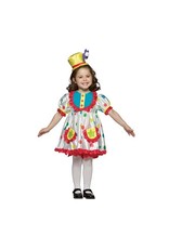 Rasta Imposta Children's Clown Girl, Multi, 4-6X