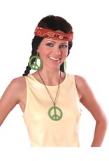 Rubie's Costumes Feelin Groovy Peace Pendant & Earrings