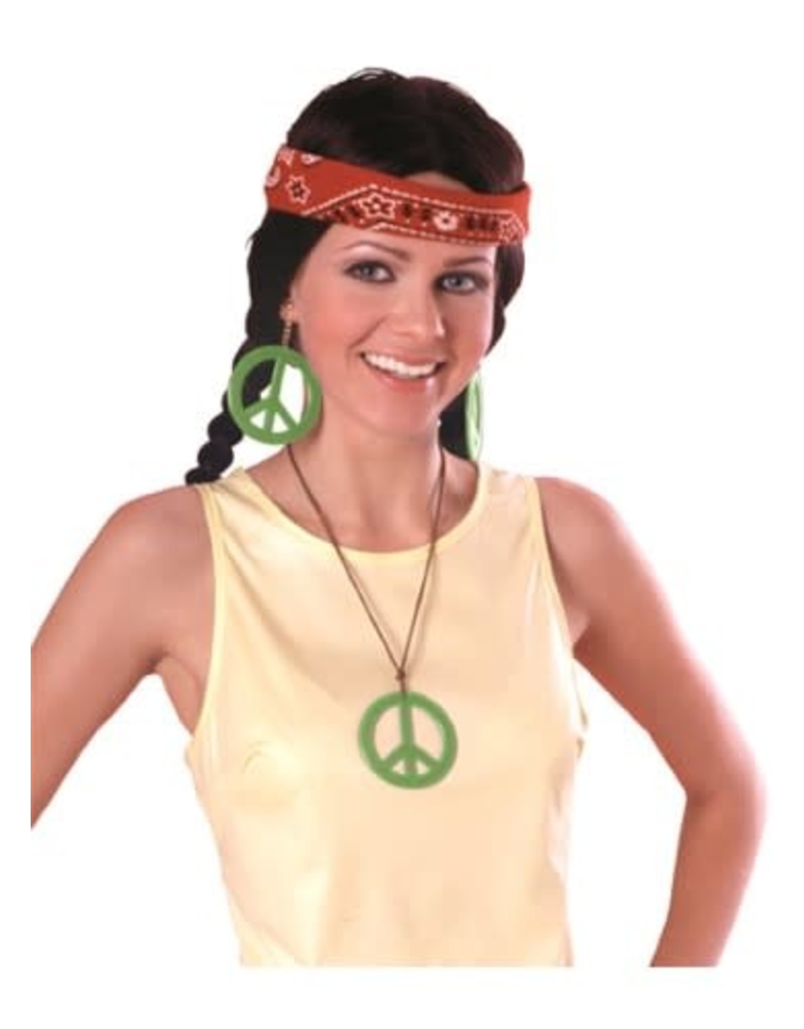 Rubie's Costumes Feelin Groovy Peace Pendant & Earrings