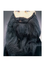 Rubie's Costumes 14 Inch Long Beard, Black, Adult